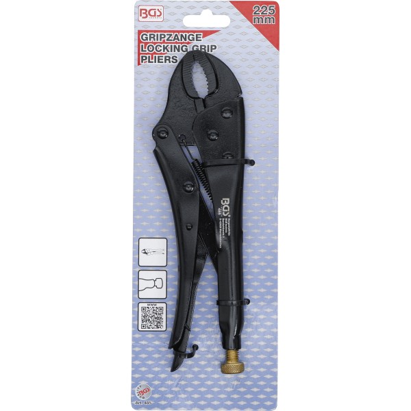 BGS Technic Locking Grip Pliers | 225 mm BGS Technic Locking Grip Pliers | 225 mm