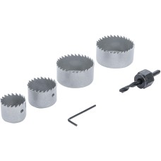 BGS Technic Hole Saw Set | Ø  32 - 54 mm | depth 24 mm | 6 pcs.