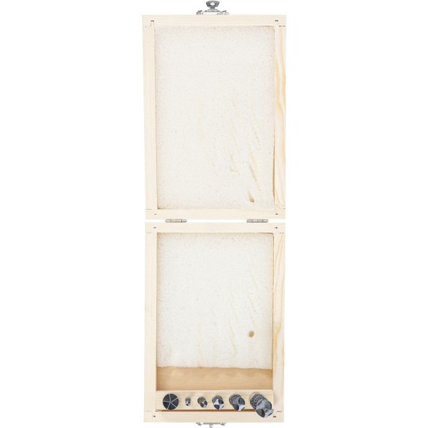 BGS Technic Wood Crown and Milling Drill Set | 4 - 12 mm | 6 pcs. BGS Technic Wood Crown and Milling Drill Set | 4 - 12 mm | 6 pcs.