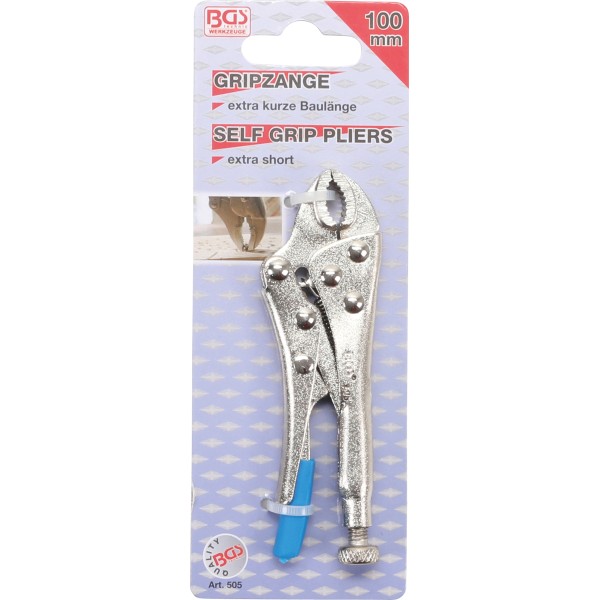 BGS Technic Locking Grip Pliers | extra short | 100 mm BGS Technic Locking Grip Pliers | extra short | 100 mm