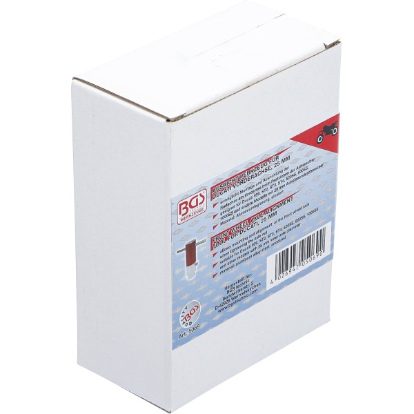 BGS Technic Front Axle Alignment Tool | for Ducati | Ø 25 mm BGS Technic Front Axle Alignment Tool | for Ducati | Ø 25 mm