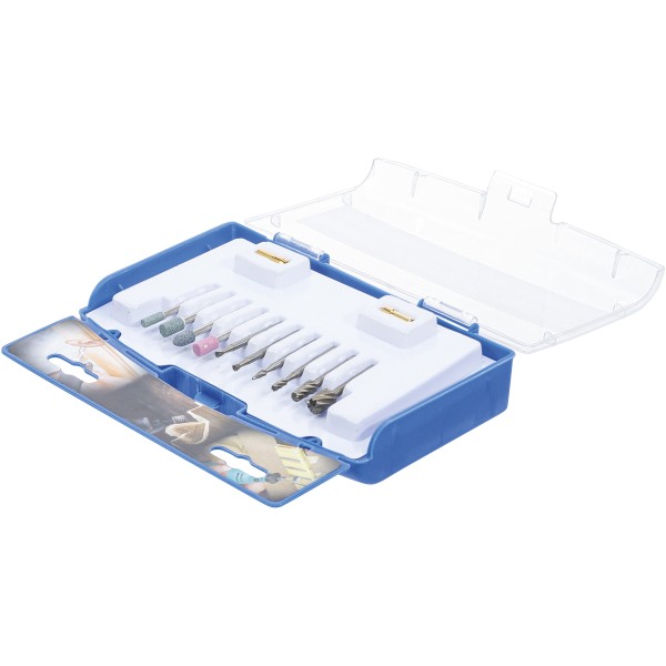 BGS Technic High Precision Drill Accessory Set | 12 pcs. BGS Technic High Precision Drill Accessory Set | 12 pcs.
