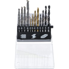 BGS Technic Combination Drill Set | 2 - 8 mm | 12 pcs.