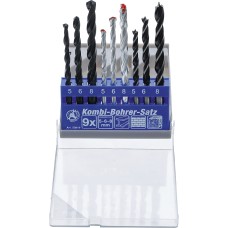 BGS Technic Combination Drill Set | 5 - 8 mm | 9 pcs.