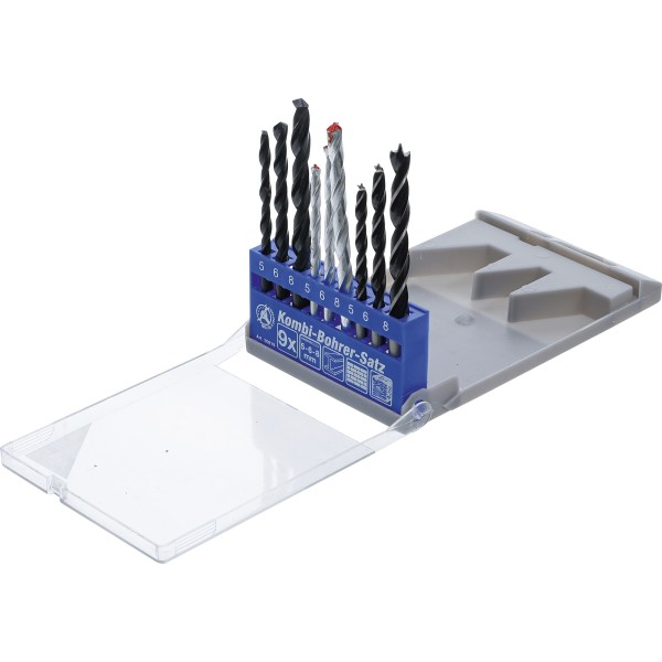 BGS Technic Combination Drill Set | 5 - 8 mm | 9 pcs. BGS Technic Combination Drill Set | 5 - 8 mm | 9 pcs.