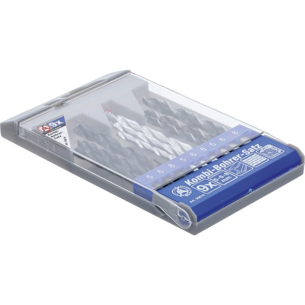BGS Technic Combination Drill Set | 5 - 8 mm | 9 pcs. BGS Technic Combination Drill Set | 5 - 8 mm | 9 pcs.