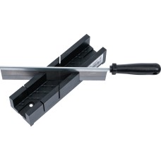 BGS Technic Plastic Miter Box | 245 x 65 x 48 mm | with slitting Saw BGS Technic Plastic Miter Box | 245 x 65 x 48 mm | with slitting Saw