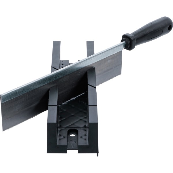 BGS Technic Plastic Miter Box | 245 x 65 x 48 mm | with slitting Saw BGS Technic Plastic Miter Box | 245 x 65 x 48 mm | with slitting Saw