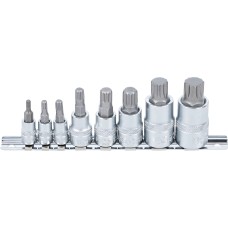 BGS Technic Impact Bit Socket Set | Spline (for XZN) | M4 - M16 | 8 pcs.