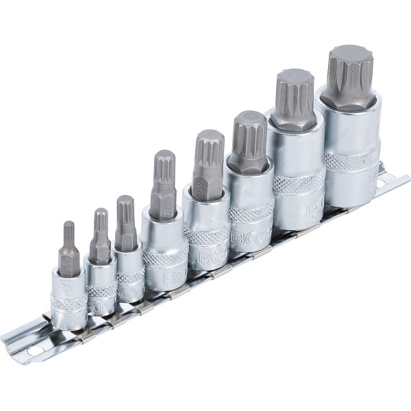 BGS Technic Impact Bit Socket Set | Spline (for XZN) | M4 - M16 | 8 pcs. BGS Technic Impact Bit Socket Set | Spline (for XZN) | M4 - M16 | 8 pcs.