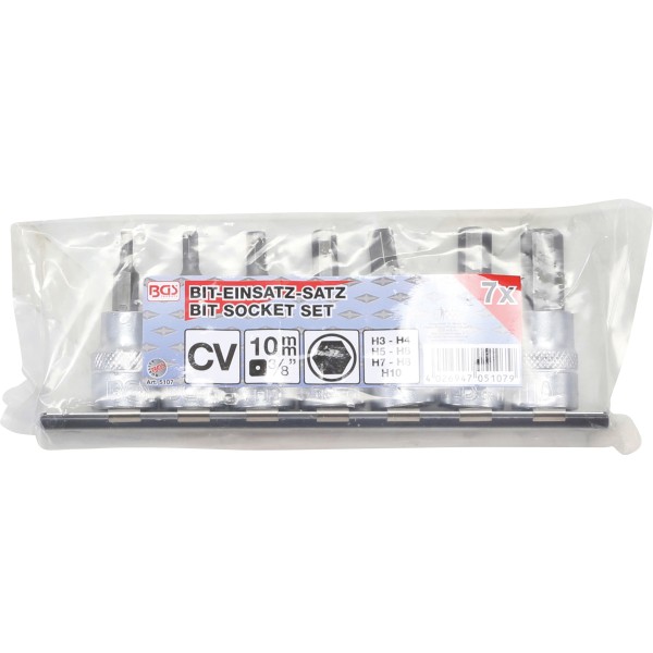 BGS Technic Bit Socket Set | 10 mm (3/8 BGS Technic Bit Socket Set | 10 mm (3/8