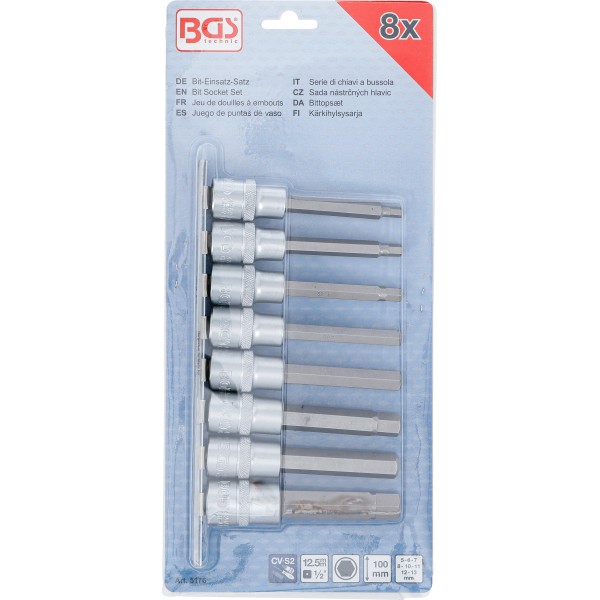 BGS Technic Bit Socket Set | 12.5 mm (1/2 BGS Technic Bit Socket Set | 12.5 mm (1/2