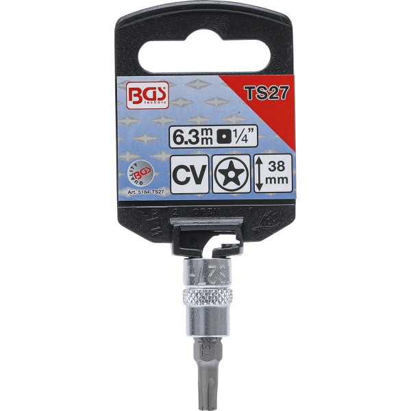 BGS Technic Bit Socket | 6.3 mm (1/4 BGS Technic Bit Socket | 6.3 mm (1/4