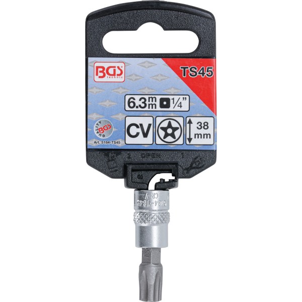 BGS Technic Bit Socket | 6.3 mm (1/4 BGS Technic Bit Socket | 6.3 mm (1/4