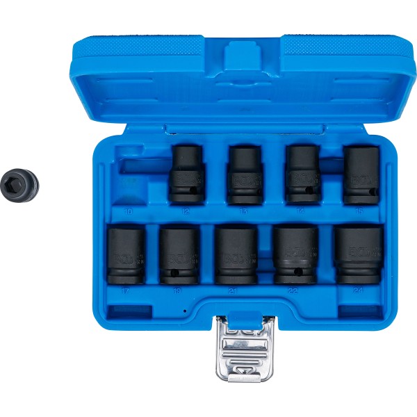 BGS Technic Impact Socket Set, Hexagon | 12.5 mm (1/2 BGS Technic Impact Socket Set, Hexagon | 12.5 mm (1/2