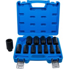 BGS Technic Impact Socket Set, Hexagon, deep | 12.5 mm (1/2