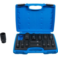 BGS Technic Impact Socket Set Gear Lock | 12.5 mm (1/2