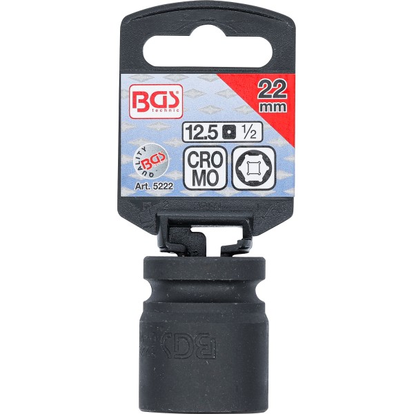 BGS Technic Impact Socket, Hexagon | 12.5 mm (1/2 BGS Technic Impact Socket, Hexagon | 12.5 mm (1/2