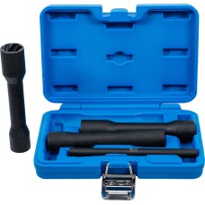 BGS Technic Twist Socket Set (Spiral Profile) / Screw Extractor, deep | 12.5 mm (1/2