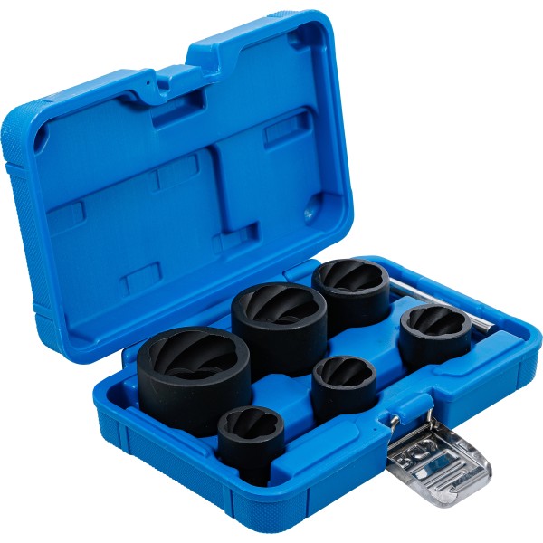 BGS Technic Twist Socket Set (Spiral Profile) / Screw Extractor | 12.5 mm (1/2 BGS Technic Twist Socket Set (Spiral Profile) / Screw Extractor | 12.5 mm (1/2