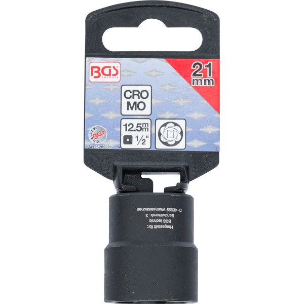 BGS Technic Twist Socket (Spiral Profile) / Screw Extractor | 12.5 mm (1/2 BGS Technic Twist Socket (Spiral Profile) / Screw Extractor | 12.5 mm (1/2