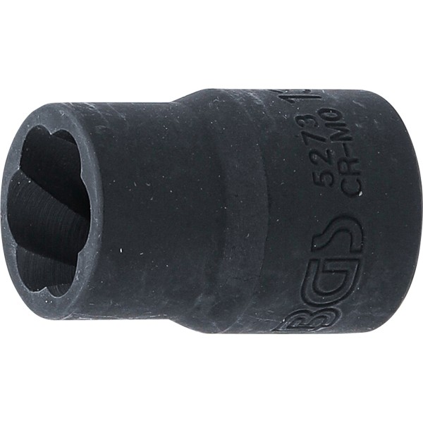 BGS Technic Twist Socket (Spiral Profile) / Screw Extractor | 10 mm (3/8 BGS Technic Twist Socket (Spiral Profile) / Screw Extractor | 10 mm (3/8