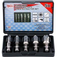 BGS Technic Screw Extractor Set | 5 pcs.