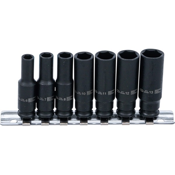 BGS Technic Impact Socket Set, Hexagon, deep | 6.3 mm (1/4 BGS Technic Impact Socket Set, Hexagon, deep | 6.3 mm (1/4