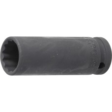 BGS Technic Impact Socket 12-point, deep | 12.5 mm (1/2
