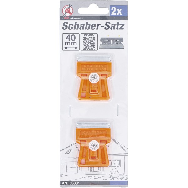 BGS Technic Scraper Set | 40 mm | 2 pcs. BGS Technic Scraper Set | 40 mm | 2 pcs.