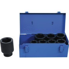 BGS Technic Impact Socket Set, Hexagon, deep | 25 mm (1