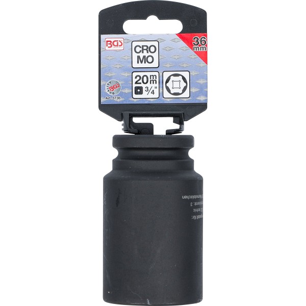 BGS Technic Impact Socket Hexagon, deep | 20 mm (3/4 BGS Technic Impact Socket Hexagon, deep | 20 mm (3/4