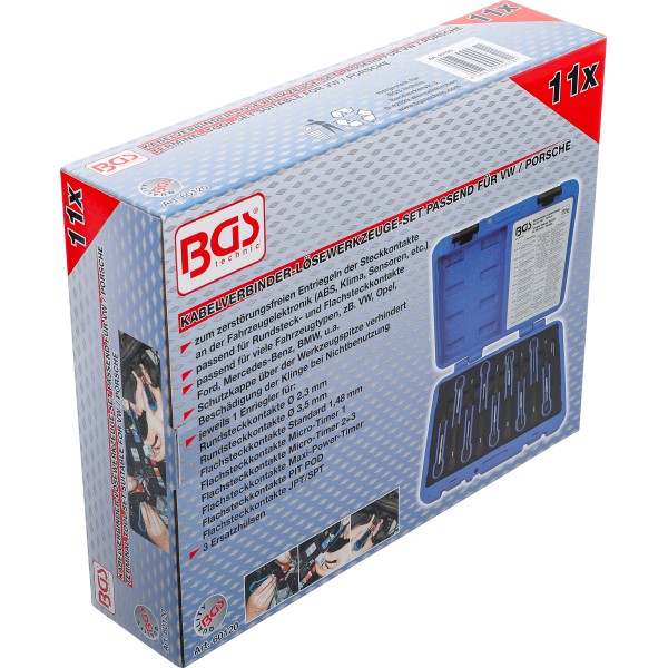 BGS Technic Terminal Tool Set | for VAG, Porsche | 11 pcs. BGS Technic Terminal Tool Set | for VAG, Porsche | 11 pcs.