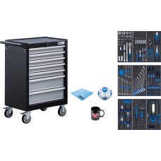 BGS Technic Workshop Trolley | 7 Drawers | with 120 Tools
