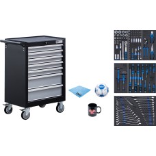 BGS Technic Workshop Trolley | 7 Drawers | with 129 Tools