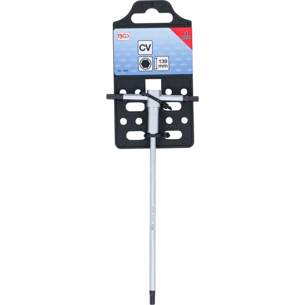 BGS Technic Screwdriver with Sliding T-Handle | internal Hexagon | 4 mm BGS Technic Screwdriver with Sliding T-Handle | internal Hexagon | 4 mm