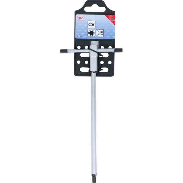 BGS Technic Screwdriver with Sliding T-Handle | internal Hexagon | 6 mm BGS Technic Screwdriver with Sliding T-Handle | internal Hexagon | 6 mm