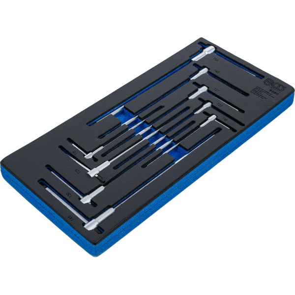 BGS Technic Tool Tray 1/3: Screwdriver Set with Sliding T-Handle | T-Star (for Torx) | T10 - T50 | 9 pcs. BGS Technic Tool Tray 1/3: Screwdriver Set with Sliding T-Handle | T-Star (for Torx) | T10 - T50 | 9 pcs.