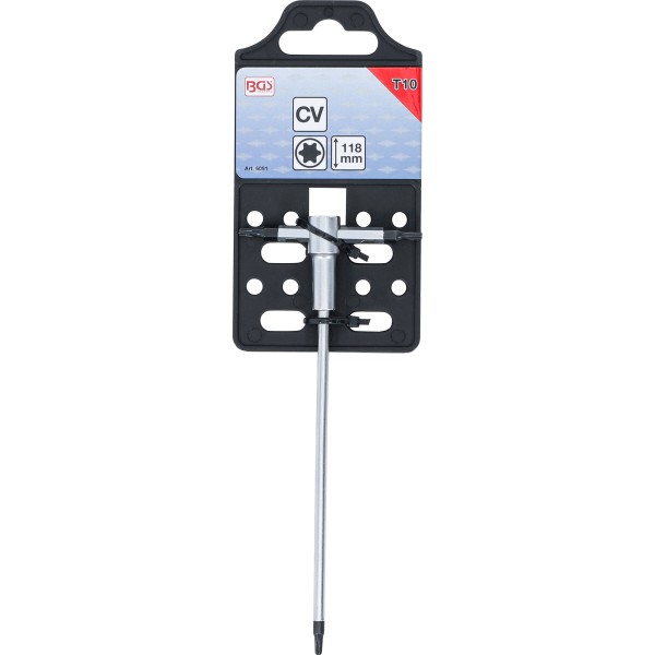 BGS Technic Screwdriver with Sliding T-Handle | T-Star (for Torx) | T10 BGS Technic Screwdriver with Sliding T-Handle | T-Star (for Torx) | T10