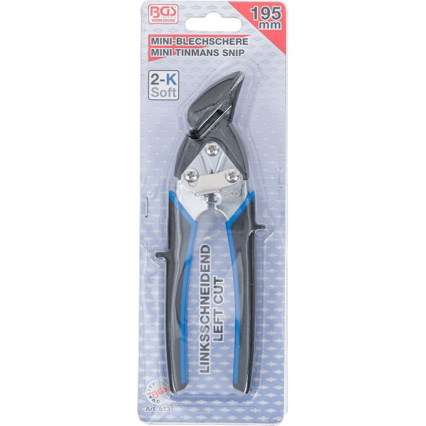BGS Technic Mini Body Sheet Shears | left cut | 195 mm BGS Technic Mini Body Sheet Shears | left cut | 195 mm