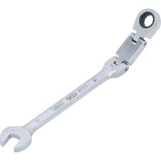 BGS Technic Double-Joint Ratchet Combination Wrench | adjustable | 11 mm