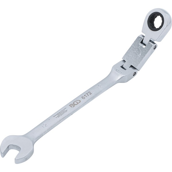 BGS Technic Double-Joint Ratchet Combination Wrench | adjustable | 12 mm BGS Technic Double-Joint Ratchet Combination Wrench | adjustable | 12 mm