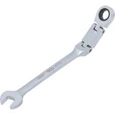 BGS Technic Double-Joint Ratchet Combination Wrench | adjustable | 13 mm