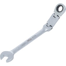 BGS Technic Double-Joint Ratchet Combination Wrench | adjustable | 16 mm