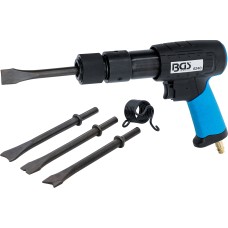 BGS Technic Pneumatic Chisel Hammer Set | with Quick Release Chuck | 10 mm