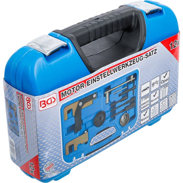 BGS Technic Engine Timing Tool Set | for Renault, Opel, Nissan | 12 pcs. BGS Technic Engine Timing Tool Set | for Renault, Opel, Nissan | 12 pcs.