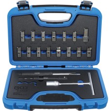 BGS Technic Injector Sealing Surfaces Cutter Set | 19 pcs.