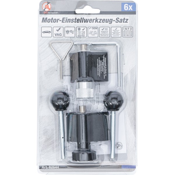 BGS Technic Engine Timing Tool Set | for VAG 1.4 / 1.6 / 1.9 / 2.0 SDI/TDI BGS Technic Engine Timing Tool Set | for VAG 1.4 / 1.6 / 1.9 / 2.0 SDI/TDI