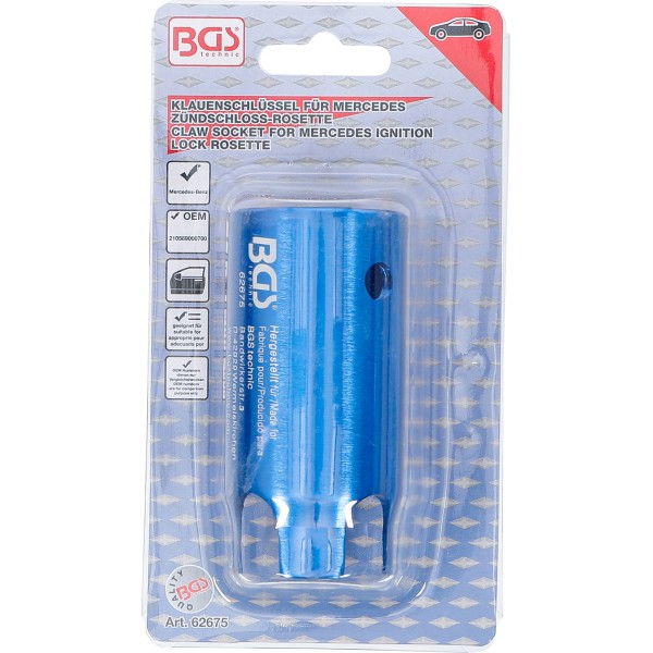 BGS Technic Claw Socket for Mercedes Ignition Lock Rosette BGS Technic Claw Socket for Mercedes Ignition Lock Rosette