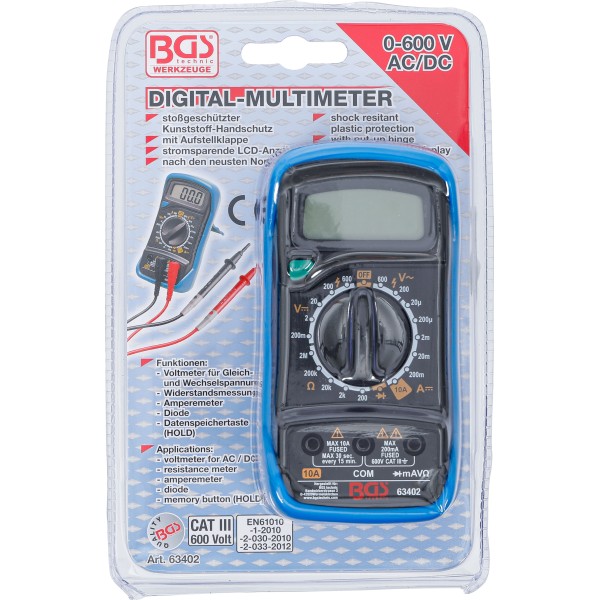 BGS Technic Digital Multimeter | 3 1/2-digit BGS Technic Digital Multimeter | 3 1/2-digit